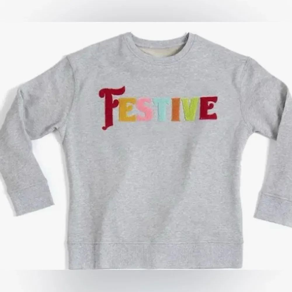 Shiraleah Festive womens gray Sweatshirt size L